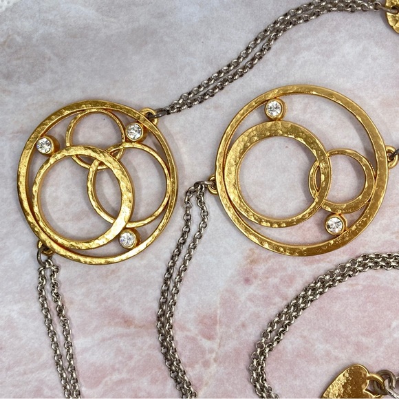 BRIGHTON “Constellation” Silver and Gold Necklace - Picture 3 of 4